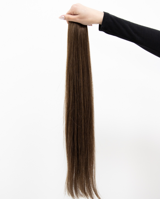 "Elm" Warm Dark Brown Hair Extensions