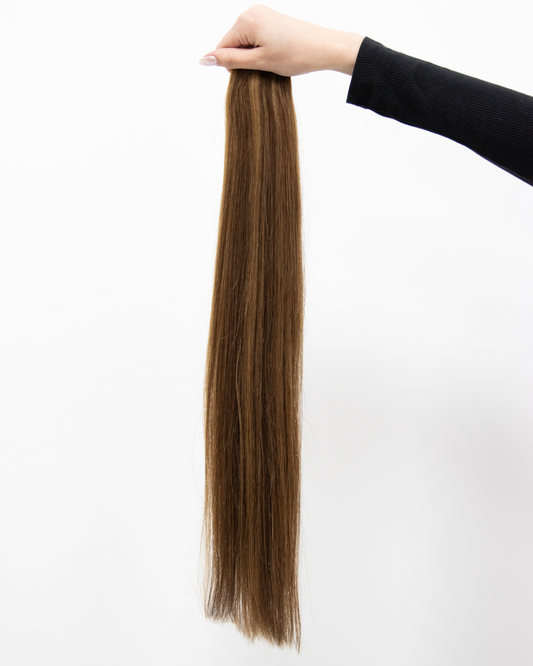 "Terra" Warm Carmel Swirl Extensions