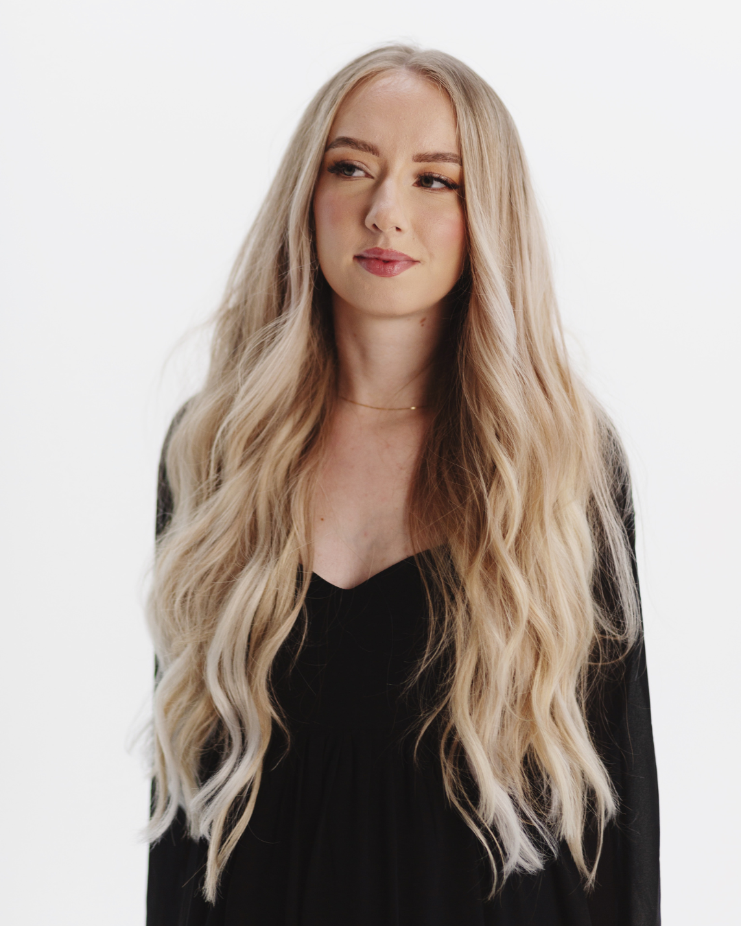"Sienna"Rooted blond Extensions