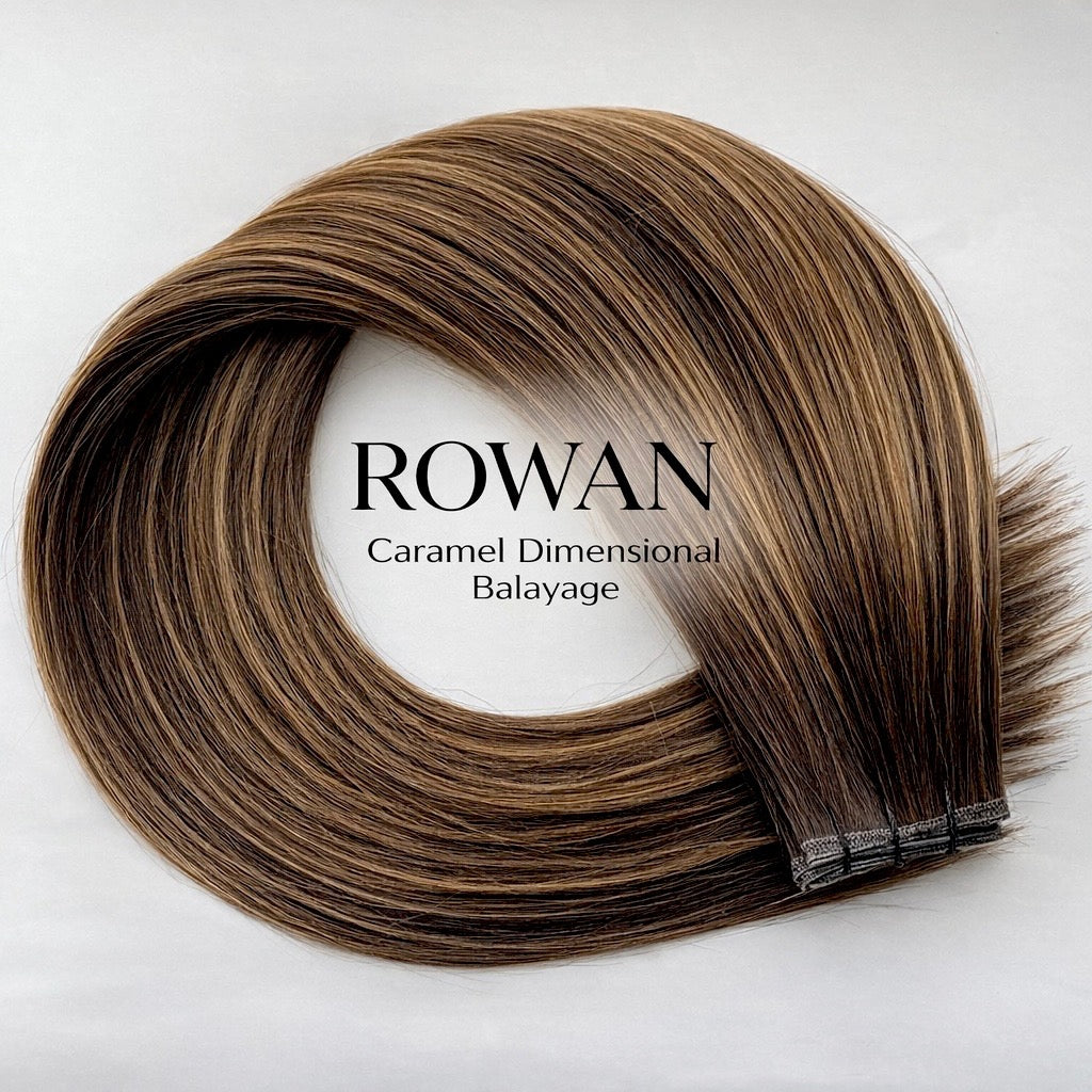 "Rowan" Dimensional Brunette Hair Extensions