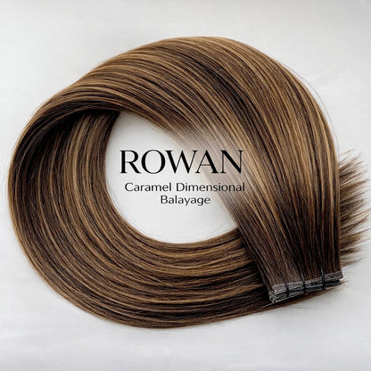 "Rowan" Dimensional Brunette Hair Extensions