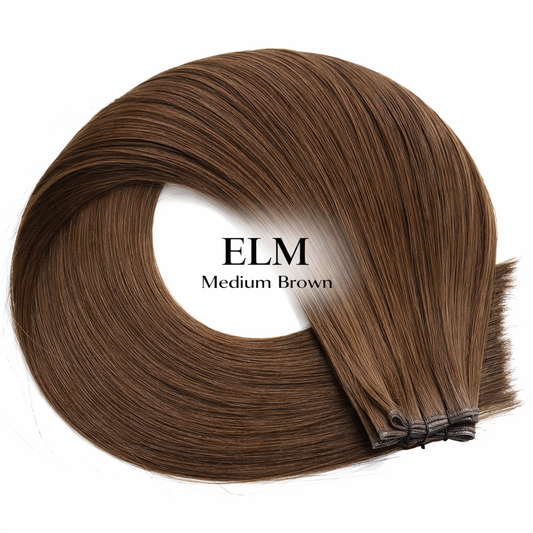 "Elm" Medium Brown Hair Extensions