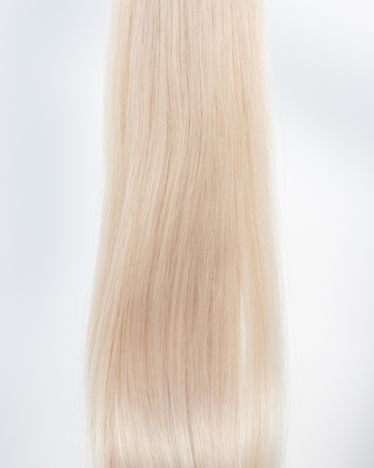 "Aspen" Lightest Cool Blonde Extensions