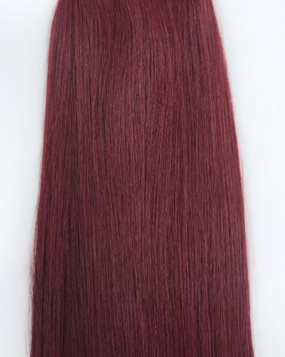 "Iris" Violet Burgundy Hair Extensions